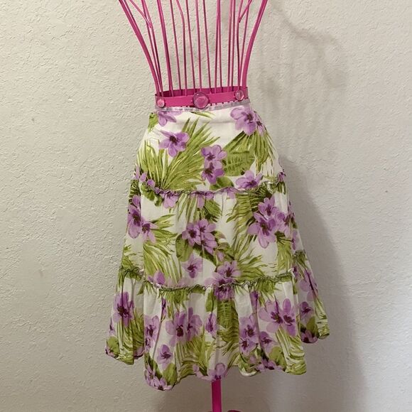 Speechless floral print gypsy ruffle skirt size 3 - Picture 8 of 16